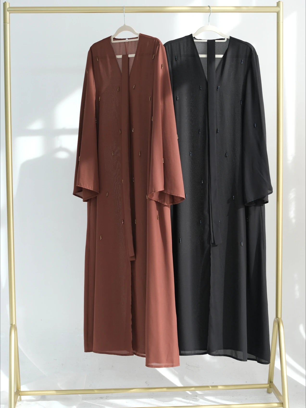 Eid Muslim Abaya for Women Party Dresses Beading Cardigan Jalabiya Abayas Kaftan Arab Long Robe Ramadan Morocco Dubai Islam