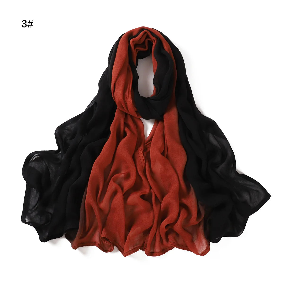New Ombre Cotton Rayon Hijab Scarf Lady High Quality Wraps And Shawls Musulman Headband Islamic Headscarf Turban Ramadan Islam