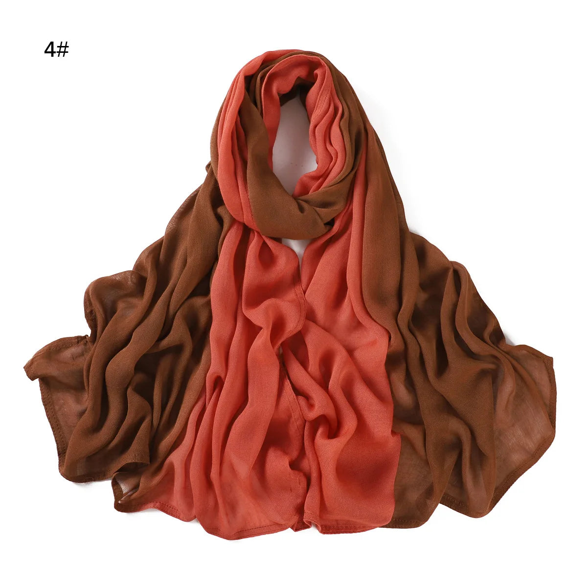 New Ombre Cotton Rayon Hijab Scarf Lady High Quality Wraps And Shawls Musulman Headband Islamic Headscarf Turban Ramadan Islam